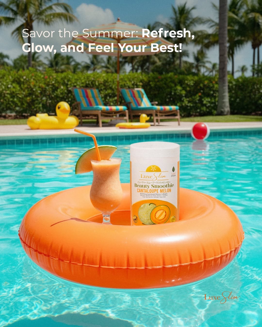 Luxe Slim Cantaloupe Melon