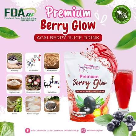 Berry Glow Acai Detox Drink 200g