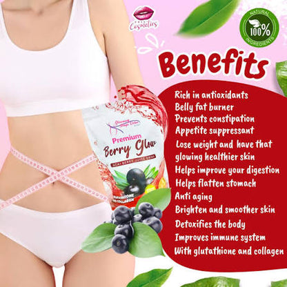 Berry Glow Acai Detox Drink 200g