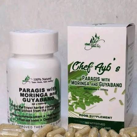 Paragis with Moringa and Guyabano capsules
